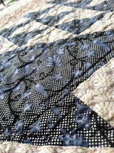 blue basket - detail